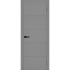Межкомнатная дверь HORIZONT серый RAL 7001