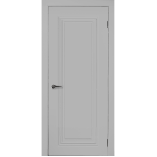 Межкомнатная дверь ROMA 1 серая пастель RAL 7047